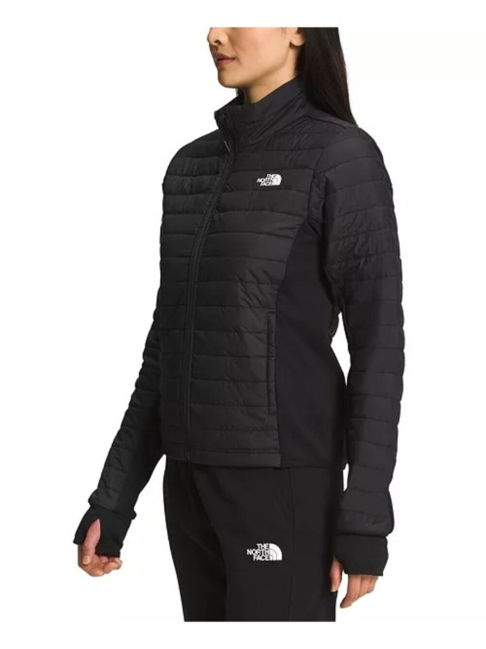 THE NORTH FACE BLACK Women's black Canyonlands Water-Repellent Jacket SIZE XXL